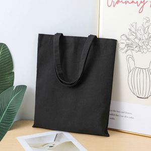 Sac fourre-tout en toile de coton recyclable, personnalisé avec logo imprimé, vente directe d'usine - Product Image 3