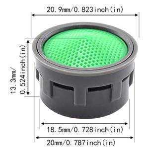 10 Piezas de Limitador de Flujo de Agua de Plástico Anti-Salpicaduras, Aireador de Salida de Grifo Frío y Caliente con Filtro de Malla para Uso en Cocina para Exportación - Product Image 3