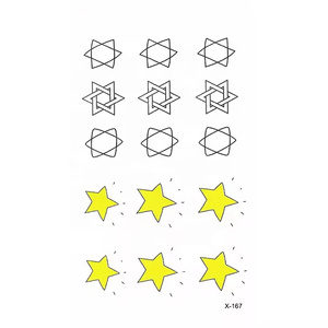 <span class=keywords><strong>Tatuaggio</strong></span> temporaneo della <span class=keywords><strong>stella</strong></span> dei bambini di prezzo di fabbrica - Product Image 3