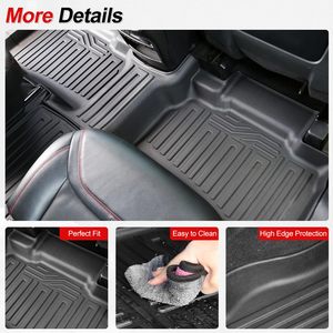 Tapetes 3D de TPE para Todo Clima para Auto, Alfombrillas para Ford <span class=keywords><strong>Explorer</strong></span> 2020+ - Product Image 5