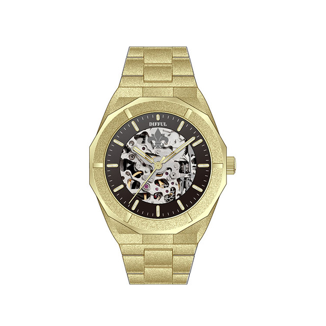 Pagani Design OEM Frosted Crystal Luminous Water Resistant Stainless Steel Skeleton Luxury Automatic Men's Watch SEIKO Movement