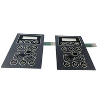 Clavier à membrane LCD flexible personnalisé de haute qualité, étanche IP67, avec adhésif 3M, en acrylique, métal ou poly, câble flexible, couleur personnalisée
