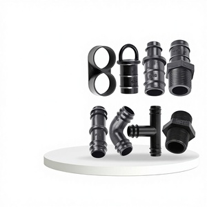 DaringFish – Raccord <span class=keywords><strong>de</strong></span> tuyau <span class=keywords><strong>d</strong></span>'irrigation goutte à goutte noir pour jardinage domestique et usage agricole – Équipement <span class=keywords><strong>d</strong></span>'irrigation économe en eau - Product Image 1