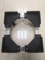 Porte-revues PCB ESD personnalisé chariot à roulettes avec structure de plate-forme pour le stockage et le transport de boîtes