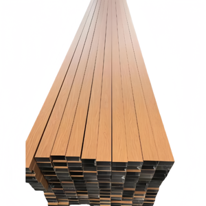 <span class=keywords><strong>Tube</strong></span> en aluminium à grain de bois décoratif, antirouille et résistant à l'usure, directement de l'usine pour <span class=keywords><strong>la</strong></span> décoration d'hôtels - Product Image 1