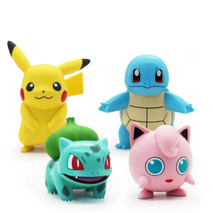 ฟิกเกอร์การ์ตูนโปเกมอนน่ารัก 6 ตัว ชุดของเล่นพิกะจูสำหรับนักสะสม - Product Image 5