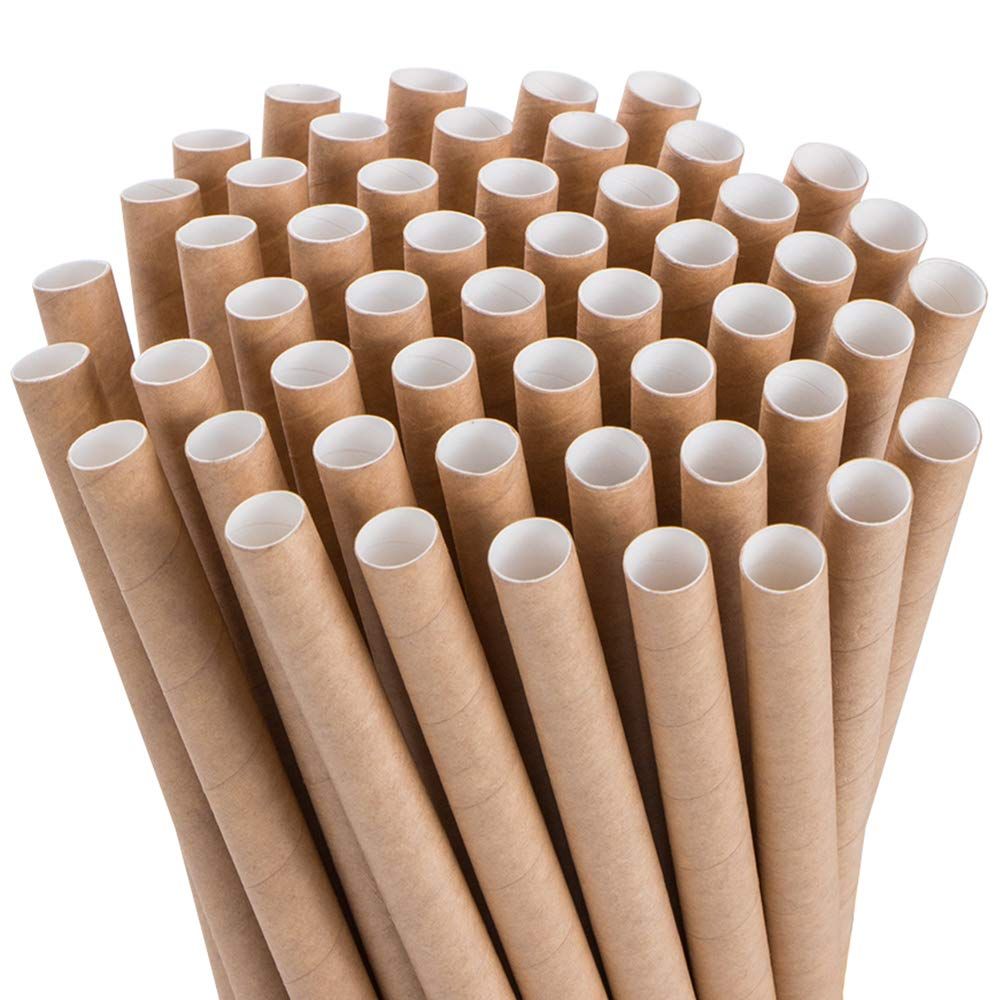 Eco-friendly PLA & Wood Degradable Paper Straw for Beverage Use