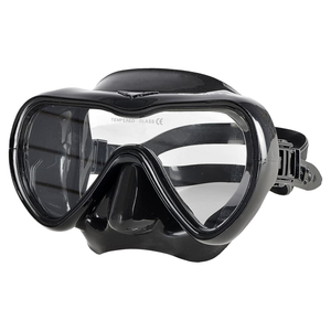 Aropec M1-AL101 OEM ODM Fabricante Personalizado, Máscara de Buceo de Seguridad para Adultos de Alta Calidad con Doble Ventana de Vidrio Templado, Snorkel Subacuático - Product Image 1