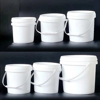 Tambour en plastique d'étanchéité portable pour eau sel explosif 1L/1.5L/2L/2.5L/5L/8L/10L seau de peinture au latex tambours seaux et barils"