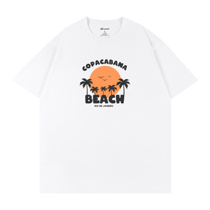 Camiseta Unisex Negra y Blanca de Algodón con Cuello Redondo, Talla L, Transpirable, Hecha en China - Product Image 4