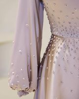 Robe de Dubaï 2026 pour l'Aïd, élégante et raffinée, avec design perlé, Abaya ouverte tendance, magnifique robe de l'Aïd pour jeune fille musulmane