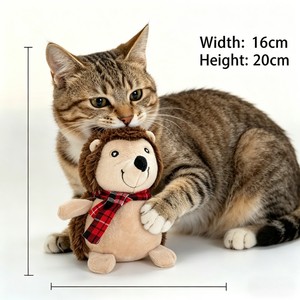 OEM ODM 7 Estilos de Juguetes Festivos de Navidad para Perros, Juguete Mordedor de Peluche con Sonido de Papá Noel y <span class=keywords><strong>Hombre</strong></span> de Jengibre para Cachorros - Product Image 6