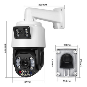Cámara PTZ inteligente con zoom 36X, cámara de vigilancia en red de alta velocidad con movimiento horizontal y vertical, con infrarrojos para seguridad en exteriores. - Product Image 2
