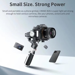 Estabilizador de Cámara de 3 Ejes <span class=keywords><strong>ZHIYUN</strong></span> <span class=keywords><strong>CRANE</strong></span>-<span class=keywords><strong>M2</strong></span> S, Carga Útil de 720 g, Luz de Relleno Integrada de 1000 Lúmenes, Cuerpo Ligero de 549 g - Product Image 1