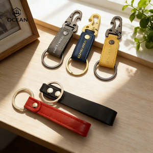 Porte-clés en cuir haut <span class=keywords><strong>de</strong></span> gamme des meilleurs fabricants, gravure professionnelle, porte-clés en cuir <span class=keywords><strong>de</strong></span> <span class=keywords><strong>vachette</strong></span> - Product Image 3