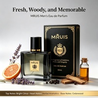 Parfum Arabe de Luxe pour Homme MRUIS 50ml EDP Dubaï, Parfum Boisé Longue Durée, Vente en Gros de Parfums Originaux