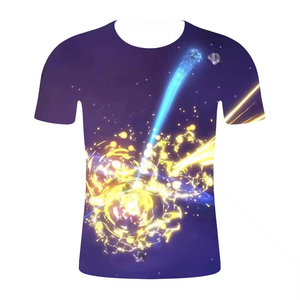 T-shirt Estiva Personalizzata da Uomo con Stampa 3D, Magliette Cool <span class=keywords><strong>Anime</strong></span>, Streetwear, T-shirt Oversize da Uomo, Taglie Forti, T-shirt Goku Pour Hommes - Product Image 5