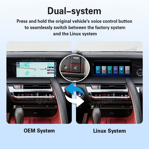 Boîtier décodeur de système Linux Viknav pour voiture, interface de mise à niveau pour Lexus LC500 2018-2020, CarPlay sans fil, Android Auto, USB Mirror Link - Product Image 3