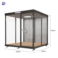 Cabines de bureau design modulaire intérieur et extérieur cabines téléphoniques insonorisées silencieuses cloison préfabriquée pour cabine de conférence