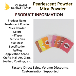 Bán buôn đầy màu sắc tự nhiên ánh sáng lung linh muscovite mica sắc tố bột kim loại <span class=keywords><strong>Pearlescent</strong></span> cho mỹ phẩm và nhựa thủ công - Product Image 2