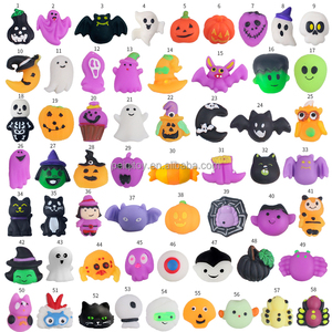 Jouet Mochi Squishy d'Halloween, Squishies Aléatoires, Jouets de Fête, Cadeaux Kawaii Mignons pour les Fêtes, Jouet Anti-Stress à Presser, Mochi - Product Image 2