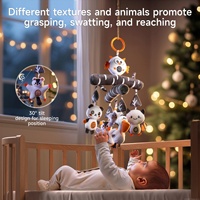 Tumama enfants jouets éducatifs en peluche développement visuel noir blanc Nature Design sensoriel berceau suspendu cloche jouet pour bébé jouets mobiles