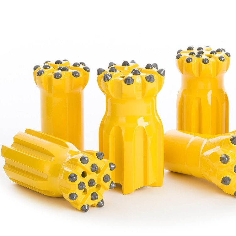 38 мм 34 мм конусная кнопка бит для добычи полезных ископаемых и бурения скважин