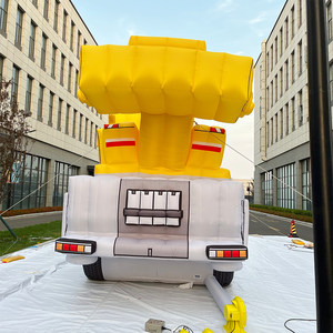 Modelo <span class=keywords><strong>de</strong></span> Dibujos Animados Inflable <span class=keywords><strong>Gigante</strong></span> Personalizado <span class=keywords><strong>de</strong></span> 12.3m*3m*3.9m, Réplica Inflable Brillante <span class=keywords><strong>de</strong></span> Grúa, Camión <span class=keywords><strong>de</strong></span> <span class=keywords><strong>Bomberos</strong></span> Inflable Publicitario - Product Image 4