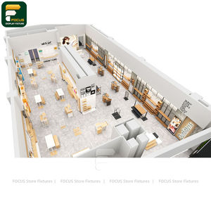 Présentoir de Vêtements Minimaliste pour Magasin, Armoire à Vêtements à Cadre Fin, Espace de Présentation de Marques Propre et Épuré - Product Image 5