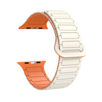 Bracelets de montre personnalisés en gros décontractés pour montres Ultra et SE, bracelet en silicone magnétique à trois perles