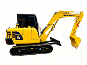 Miniexcavadora Usada Komatsu PC 56-7 PC56-7 PC 56 Fabricada en Japón - Product Image 1