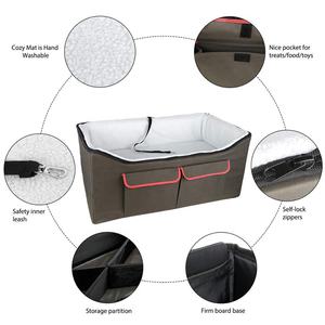 <span class=keywords><strong>Dog</strong></span> Booster Autos itz Haustier bett zu Hause mit Taschen und Trage tasche Einfache Aufbewahrung und tragbar mit individuellem Logo - Product Image 4