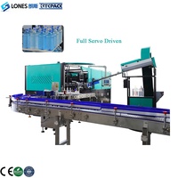 Machine de soufflage de bouteilles en plastique PET à commande PLC servo, 2 cavités, automatique, pour la fabrication de bouteilles d'eau de 5L et 10L, CE 1600BPH
