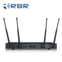 Système de Microphone sans fil professionnel bm8500 UHF PLL à longue portée pour les performances sur scène