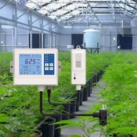 Contrôleur de CO2 APP WIFI, régulateur de CO2 de moniteur intelligent de dioxyde de carbone de Wifi et ventilateur d'extraction pour champignon, salles de culture, serre