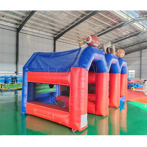 Locations <span class=keywords><strong>de</strong></span> fêtes commerciales Jeu <span class=keywords><strong>de</strong></span> carnaval gonflable 3-<span class=keywords><strong>en</strong></span>-1 Sport Hache gonflable Lancer/Football /Basketball Jeu <span class=keywords><strong>de</strong></span> tir - Product Image 3