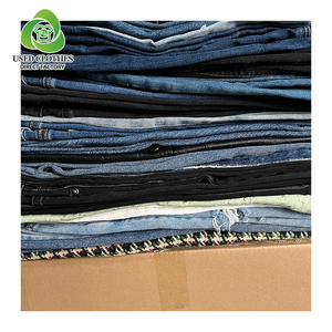 โรงงานจีน ผู้ผลิตเสื้อผ้ามือสอง กางเกงยีนส์มือสอง กางเกงยีนส์ผู้ชายมือสอง ทนทาน กางเกงยีนส์เดนิมผู้ชายมือสอง สไตล์ลำลอง - Product Image 1