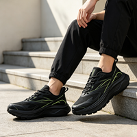 Chaussures de marche en caoutchouc à semelle épaisse personnalisées de haute qualité, style OEM ODM, respirantes et confortables, baskets décontractées pour hommes