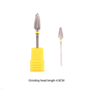 Colored Tungsten Carbide Nail Drill Bit Gel <b>Polish</b> Removal Cuticle Cleaner Dead Skin Pedicure Polishing Tool - Product Image 6