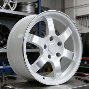 Rines <span class=keywords><strong>de</strong></span> Aleación <span class=keywords><strong>de</strong></span> Aluminio para Autos, 4x100 5x114.3 ET40, 6 Pulgadas, 14-15 Pulgadas, con Pernos <span class=keywords><strong>de</strong></span> Radios - Product Image 2