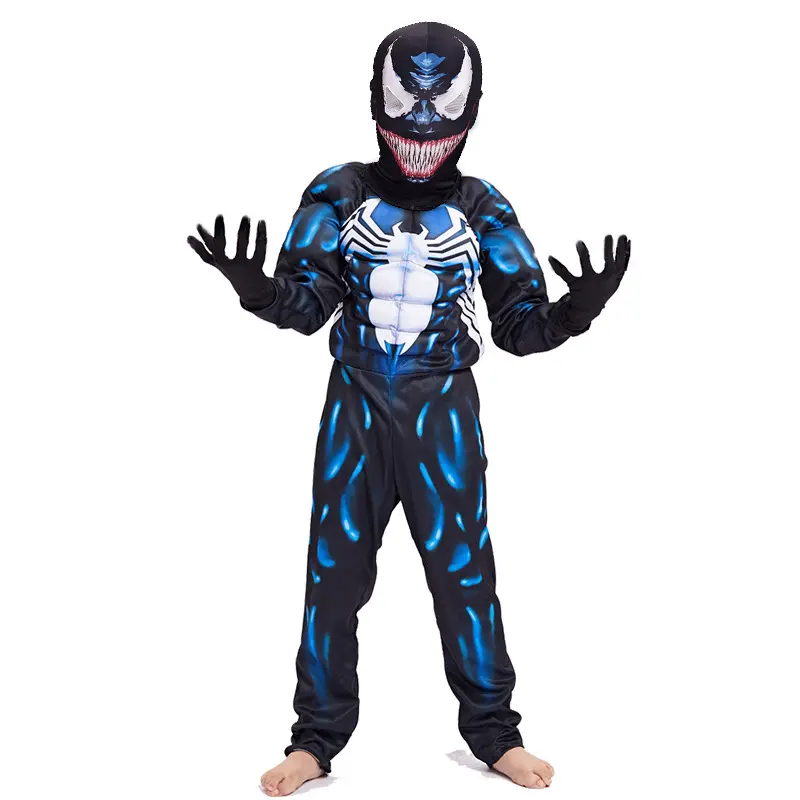 OEM wholesale Marvel Venom Children Adult Cosplay Costume Prop Party