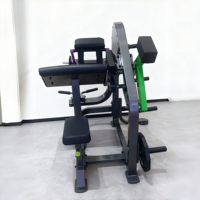 Machine de musculation professionnelle à charge de plaques en acier de haute qualité pour exercices de rame assis pour les bras et le dos