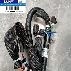 LNHF 21Q6-10604 Excavator Wiring Harness Three-<b>plug</b> High Quality Compatible Parts 220LC-9T 225LC-9T 21Q6-10604 for Hyundai - Product Image 2