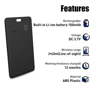 Anti-Verlust Smart Card Finder mit Kabelloser Aufladung |   iOS Find My GPS-Tracker für Geldbörse/Schlüssel - Product Image 6