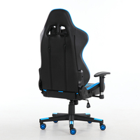 Silla de Computadora de Cuero Cómoda para Juegos con Reposabrazos 2D, Espuma de Alta Densidad y Soporte Ajustable, Silla para Juegos de PC