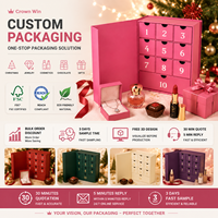 Emballage cadeau magnétique personnalisé, boîte rigide, papier artistique écologique, gaufrage biodégradable, calendrier de l'avent cosmétique, emballage tiroir