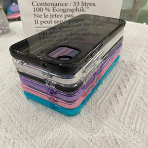 Custodia per telefono in acrilico trasparente all'ingrosso della fabbrica per <span class=keywords><strong>Samsung</strong></span> A04s A40e/A14/A73/A53/A33/A32 con eleganti bottoni in metallo - Product Image 3