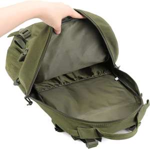 Mochila Táctica para Exteriores Factory Gear de 30L, Impermeable, Color Verde Camuflaje, con Forro de Poliéster y Diseño Moderno - Product Image 5