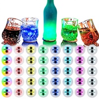Sous-verres LED personnalisés multicolores étanches pour boissons et bouteilles d'alcool – Idéal pour clubs, fêtes, mariages et décoration de bar