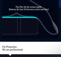 Film de protection d'écran en TPU ultra-fin de 0,25 mm, 120*180 mm, anti-rayures, flexible, pour téléphones mobiles à écran incurvé